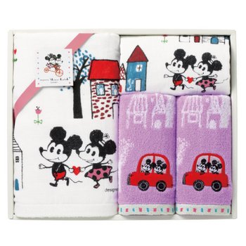 Amazon｜Shinzi Katoh Disney タオルセット TSD5007305｜タオルセット